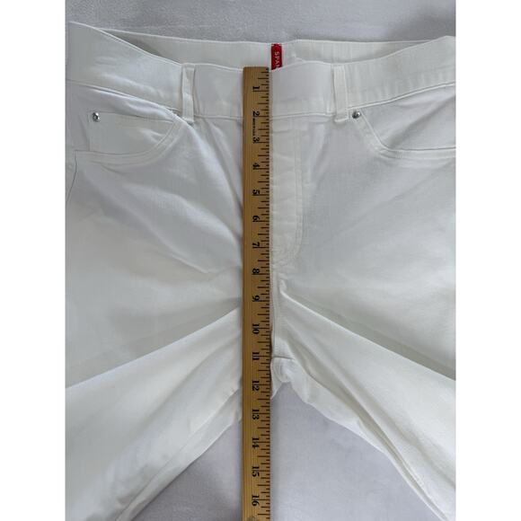 Spanx Womens Jeans Straight Leg High Rise Pull On White Size Large NWT - Picture 13 of 15